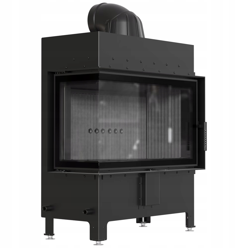 Krbová Vložka Lucy 14 kW Levá Černá Ocelová Vzduchová Ekoprojekt