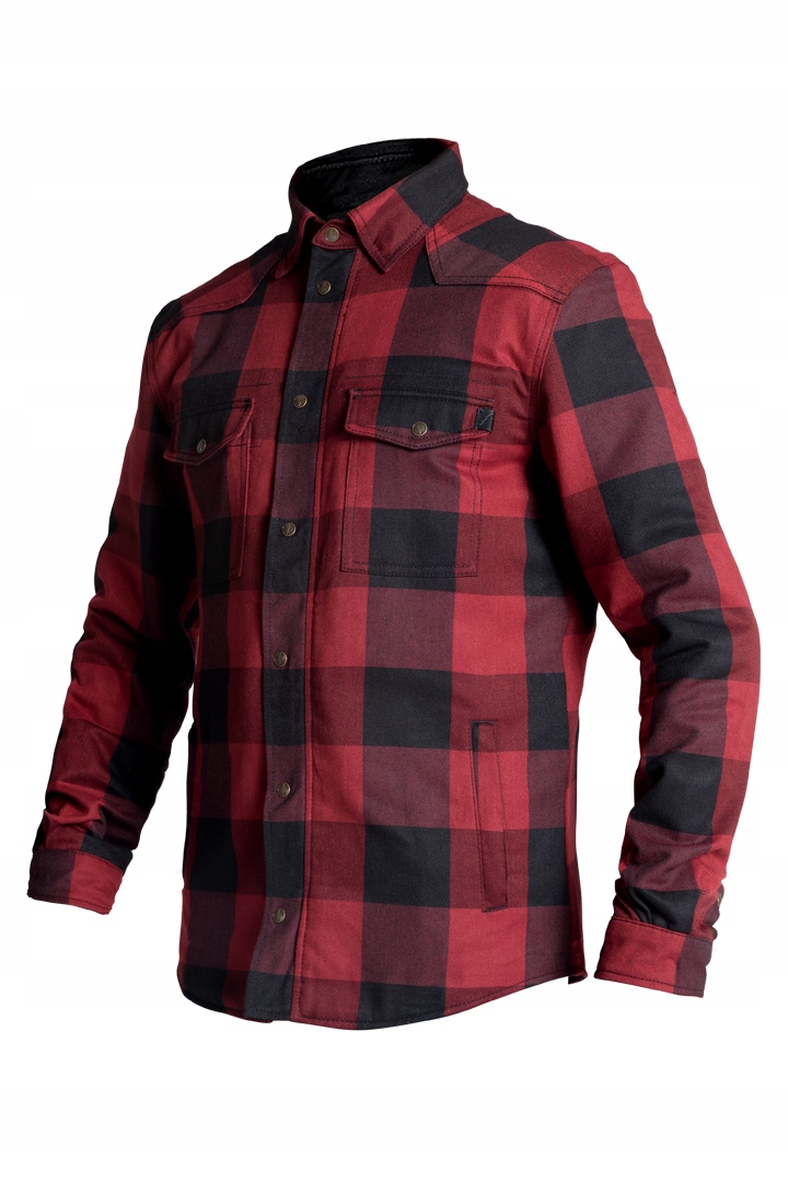 Motocyklová košeľa John Doe Motoshirt červená 2XL