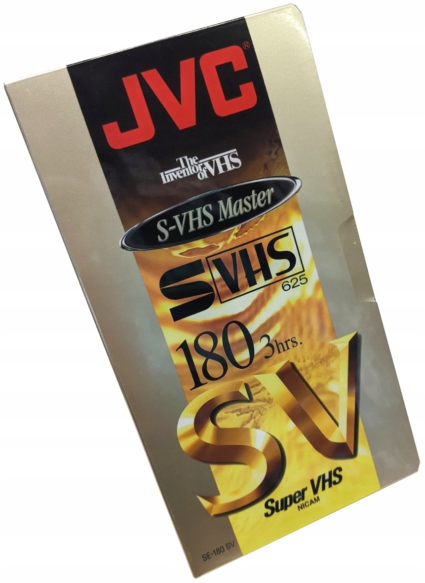 

Japońska Nowa Kaseta S Vhs 180minut Jvc Master