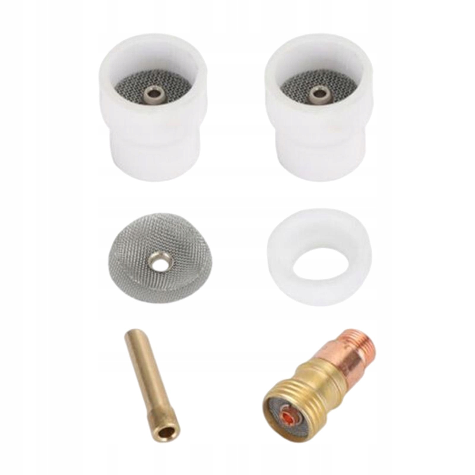 6 końcówek do piaskowania powietrza,