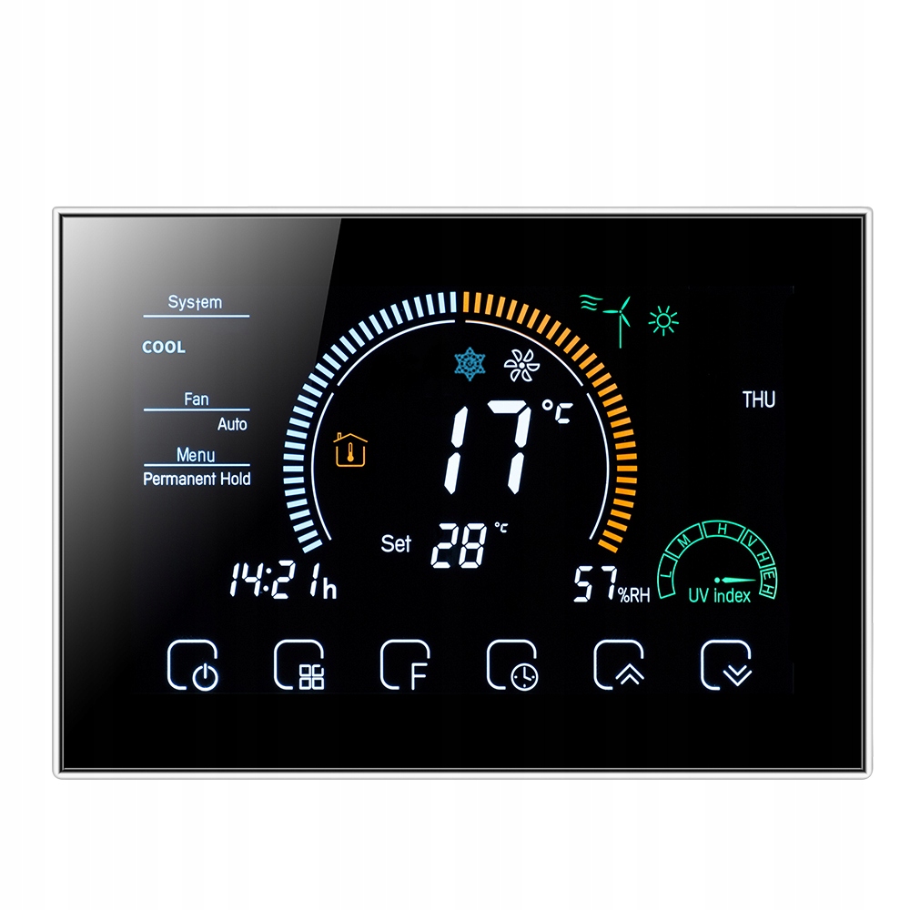 WiFi termostat Tuya Regulátor teploty 16A LCD