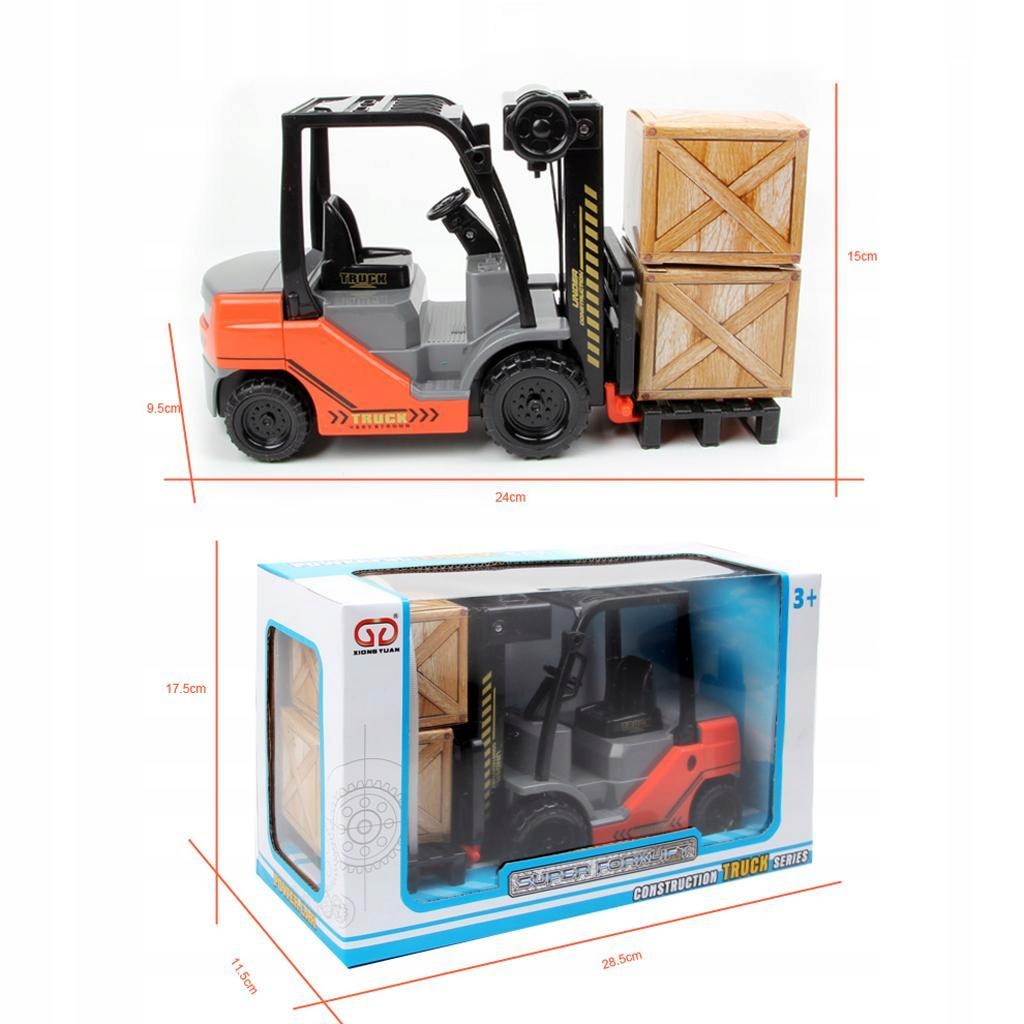 Dzieci/chłopcy model odlewanego wózka widłowego EAN (GTIN) 4853286948971