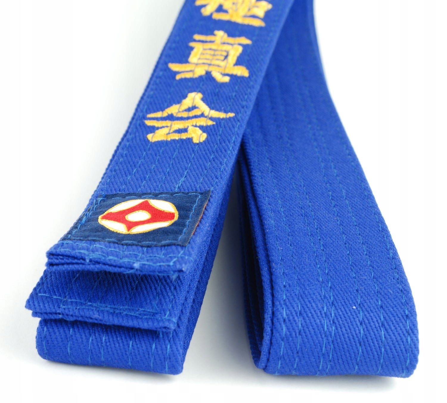 Pas Kyokushin Karate Niebieski 280 cm haft kimono Kod producenta 2590