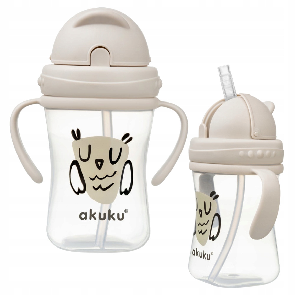 

Akuku Bidon Z Chowaną Słomką Rurką 300ml