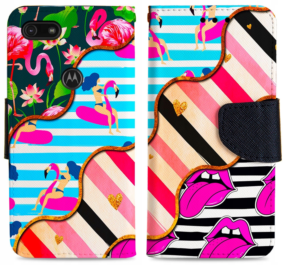 

Etui Foto Portfel do Motorola Moto E6 Play Szkło