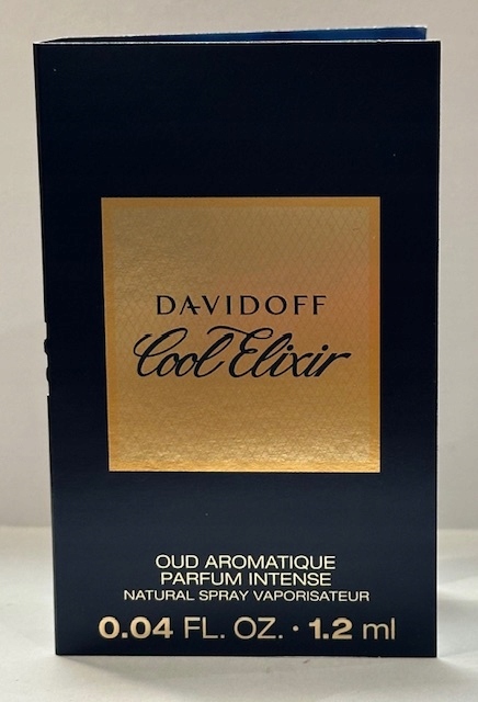 DAVIDOFF Cool Elixir Oud Arommatique Parfum Intense 1,2 ml
