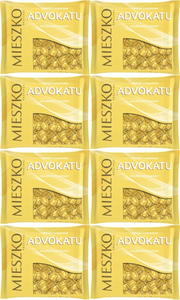 Mieszko Cukierki Praliny Adwokat z Advokatem 1kg x8
