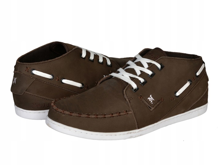

Półbuty Mokasyny męskie Brązowe MID casual