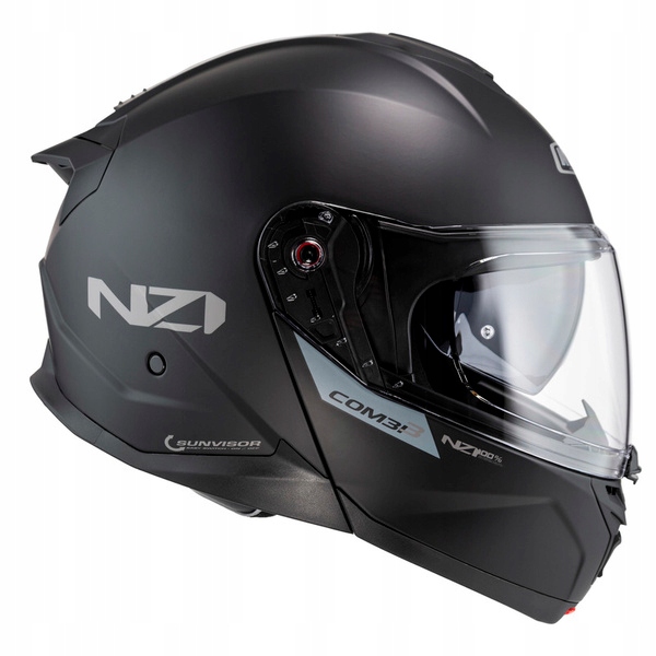 Motocyklová Prilba Nzi Combi 3 Duo Matt Čierna L