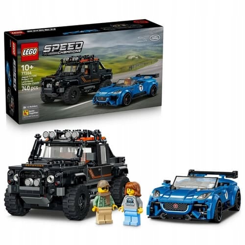 Lego Speed Champions 77264 Jaguar Project 7 a Land Rover Defender