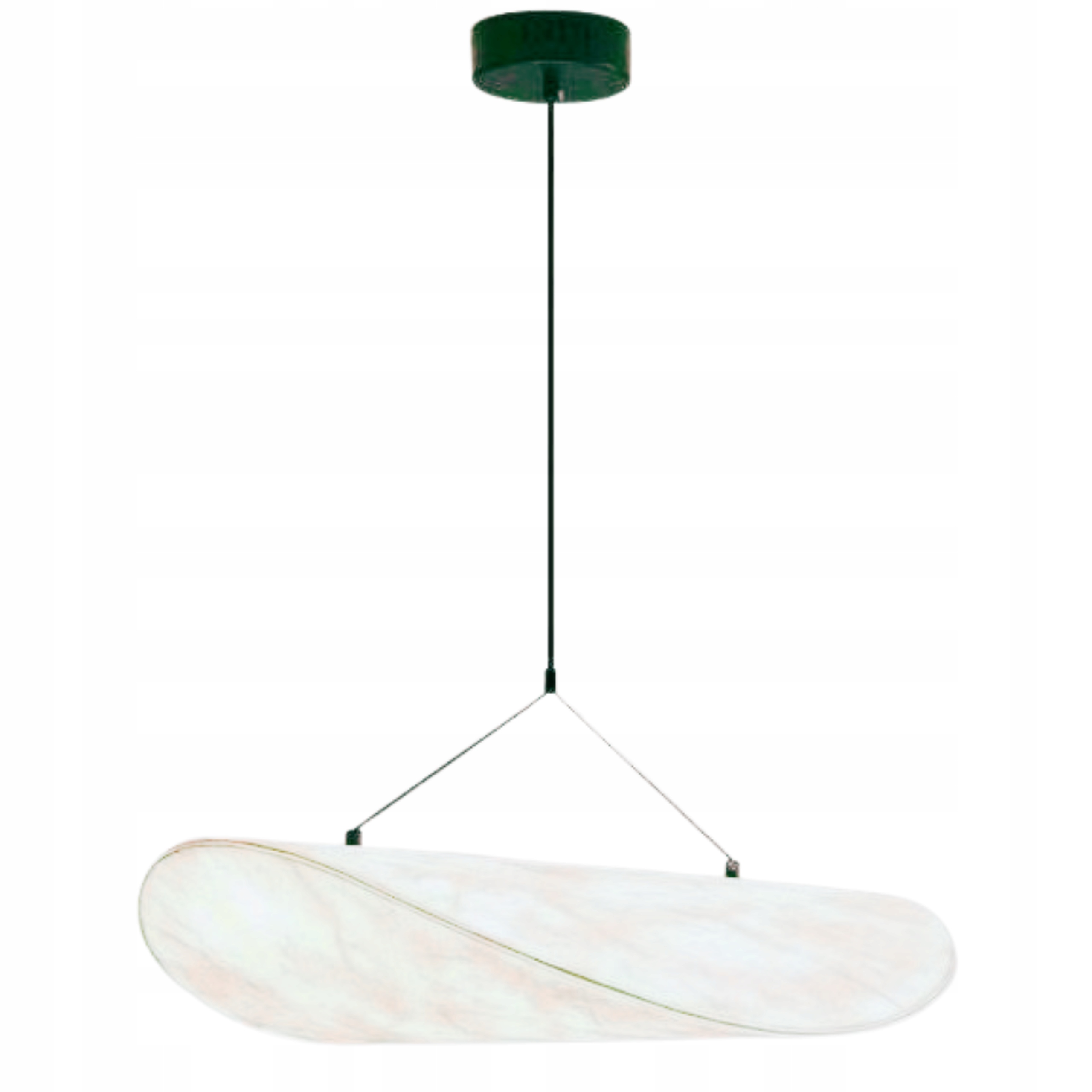 Lampa Wisząca 80 cm Sufitowa Żyrandol regulowana nowoczesna biała Led