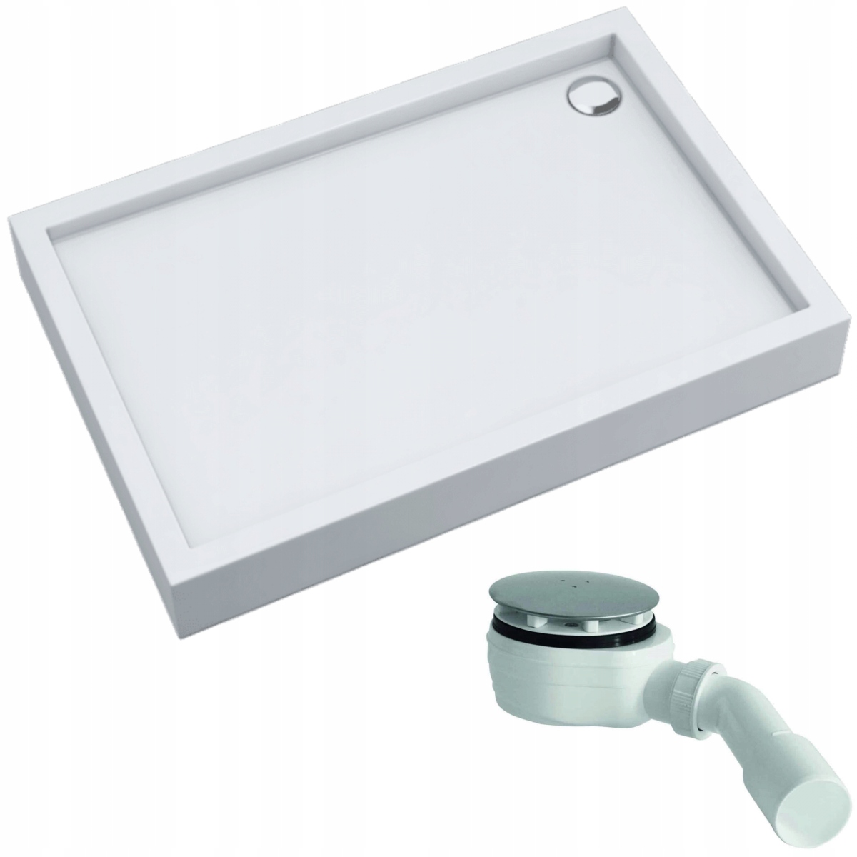 Kompaktní sprchová vanička Schedline Favory Plus 120x90 bonus sifon