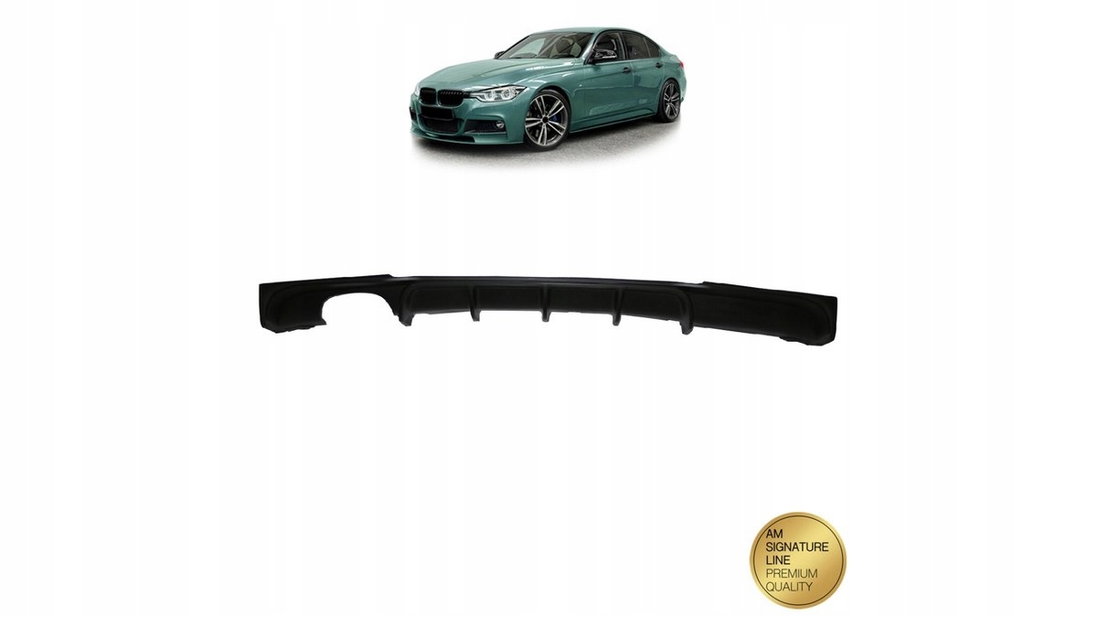 Difuzér Bmw 3 F30 F31 zadný Matt čierny