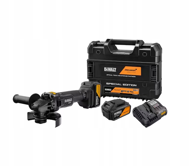 Dewalt x McLaren DCG45MP2T Szlifierka kątowa 2 x 5Ah 125mm