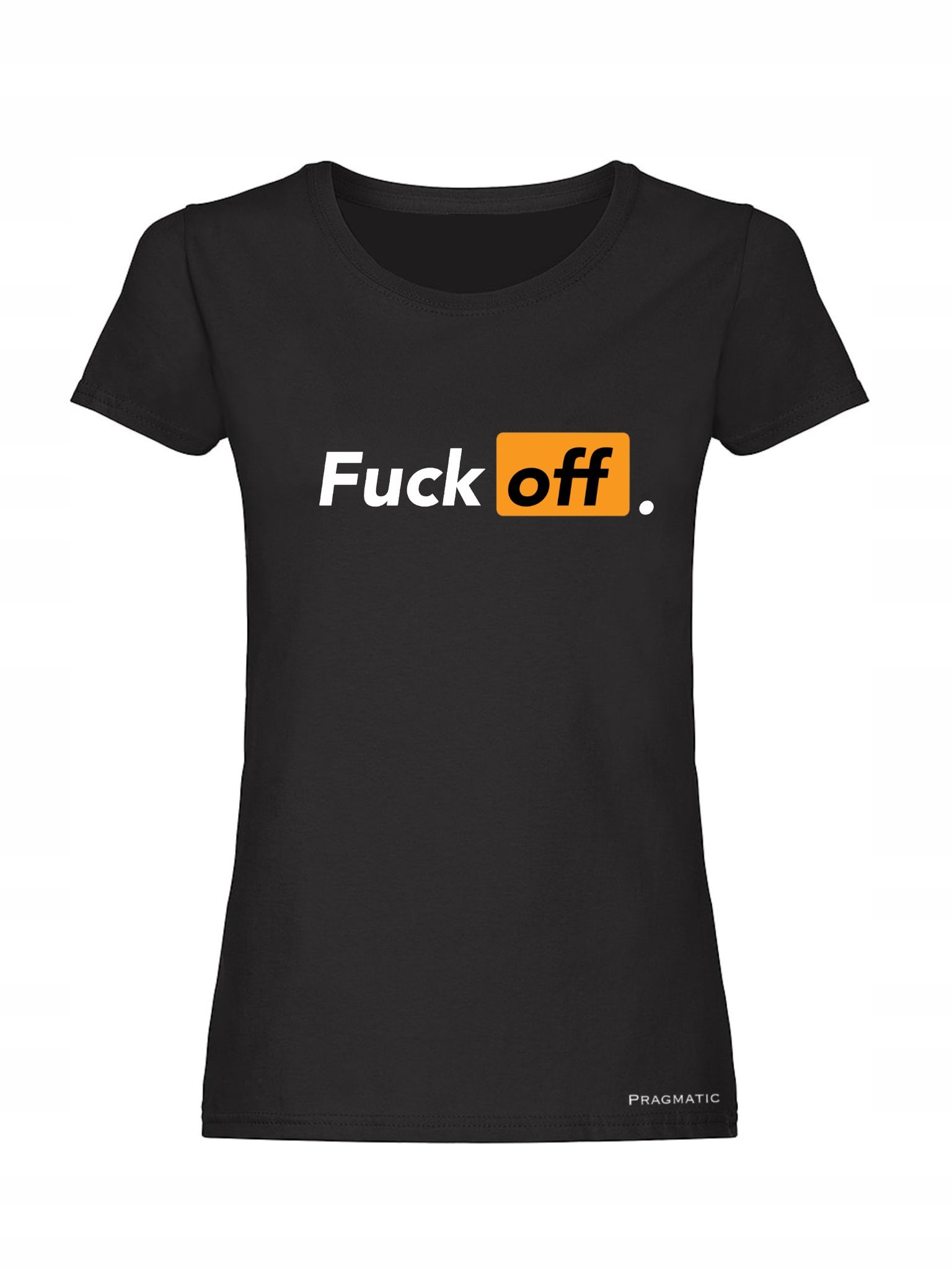 

Koszulka Damska Czarna T-shirt Fuck Off S