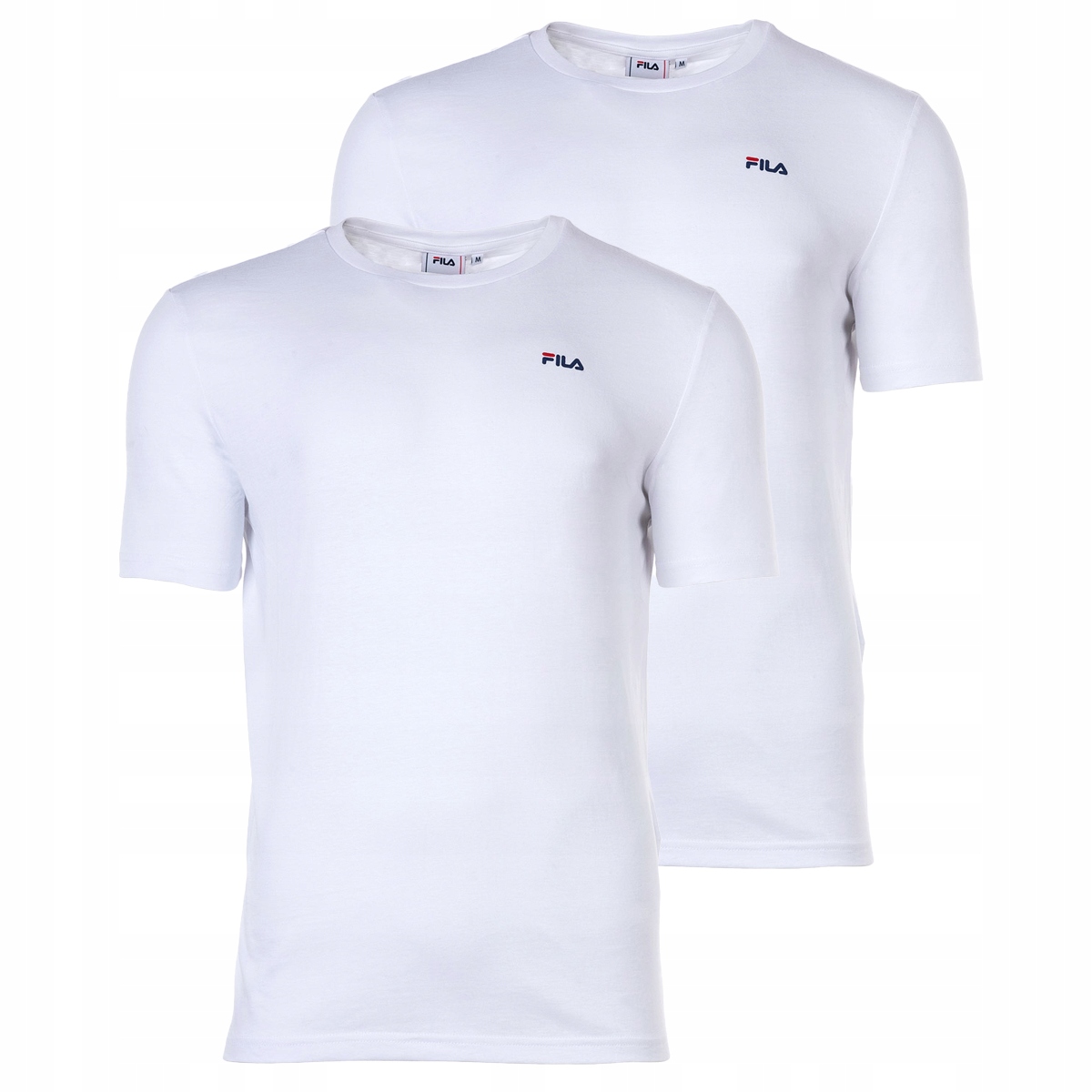 Fila Pánské bavlněné trička se dvěma kusy v sadě FAM0083-13108 Vel. L