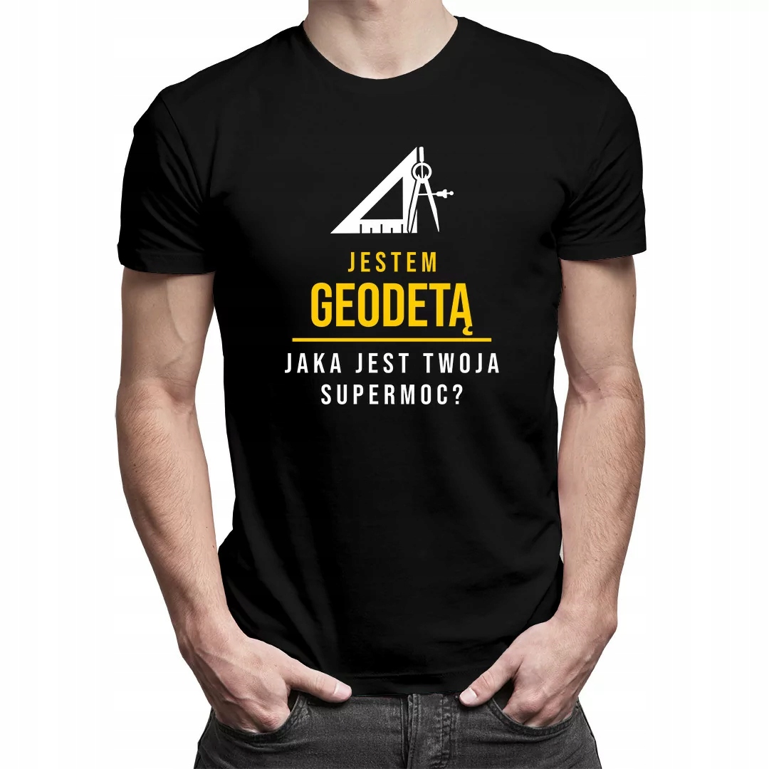 

Męska koszulka dla geodety