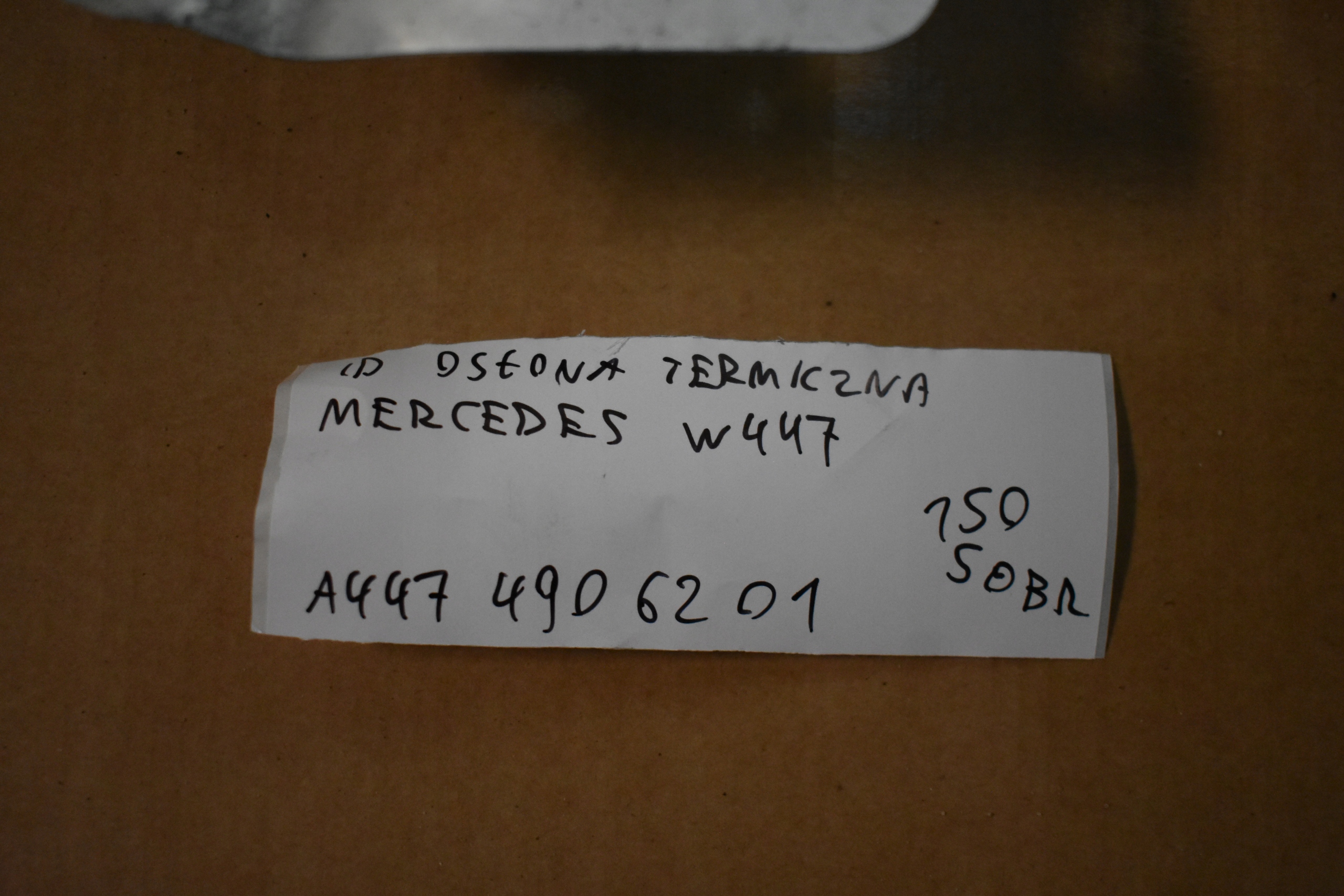 IDEALNA Blende Abdeckung TERMICZNA MERCEDES VITO W447 1 9