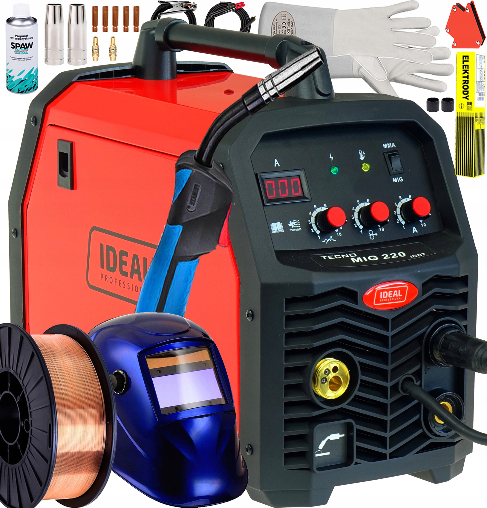 Invertorová Svářečka Mig Ideal Flux 220A 230V 2T