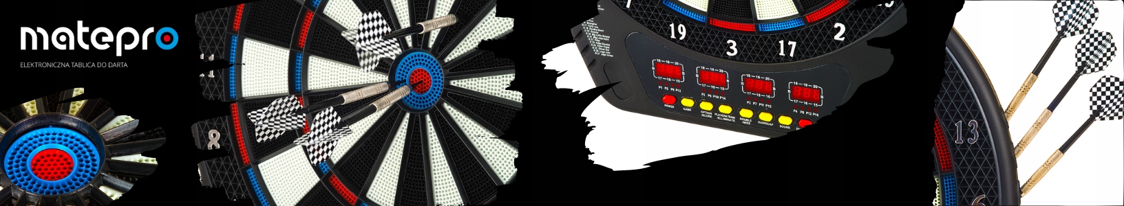 Matepro DUŻY ZESTAW RZUTEK DO DARTA RZUTKI LOTKI DART ALUMINIUM Liczba sztuk w opakowaniu 6 szt.