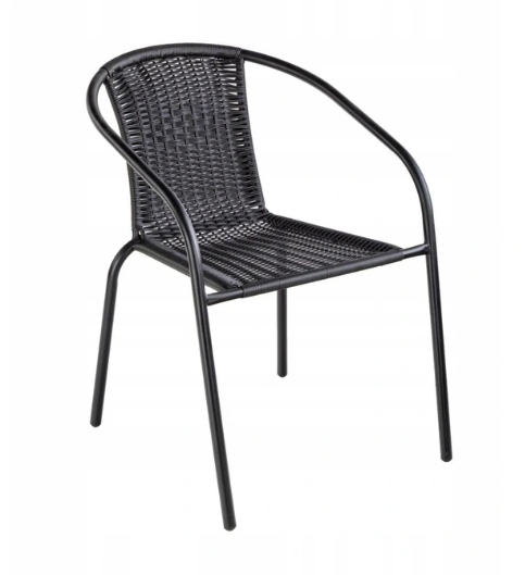 ZESTAW STOLIK SZKLANY+ 2 KRZESŁA ELEGANCKI KOMPLET MEBLI OGRODOWYCH EAN (GTIN) 3276007108255