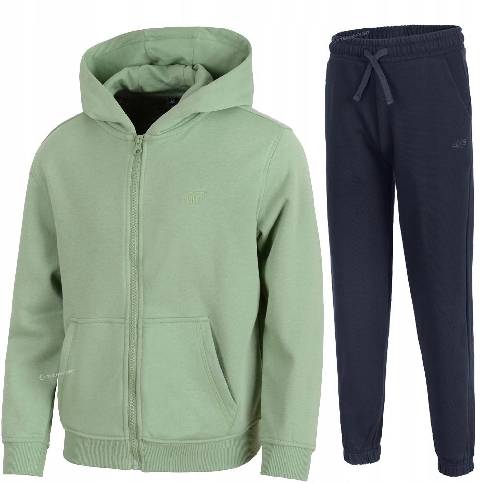 4F Ocieplany Chłopięcy Dres Komplet Bluza Rozpinana Spodnie rozm 164
