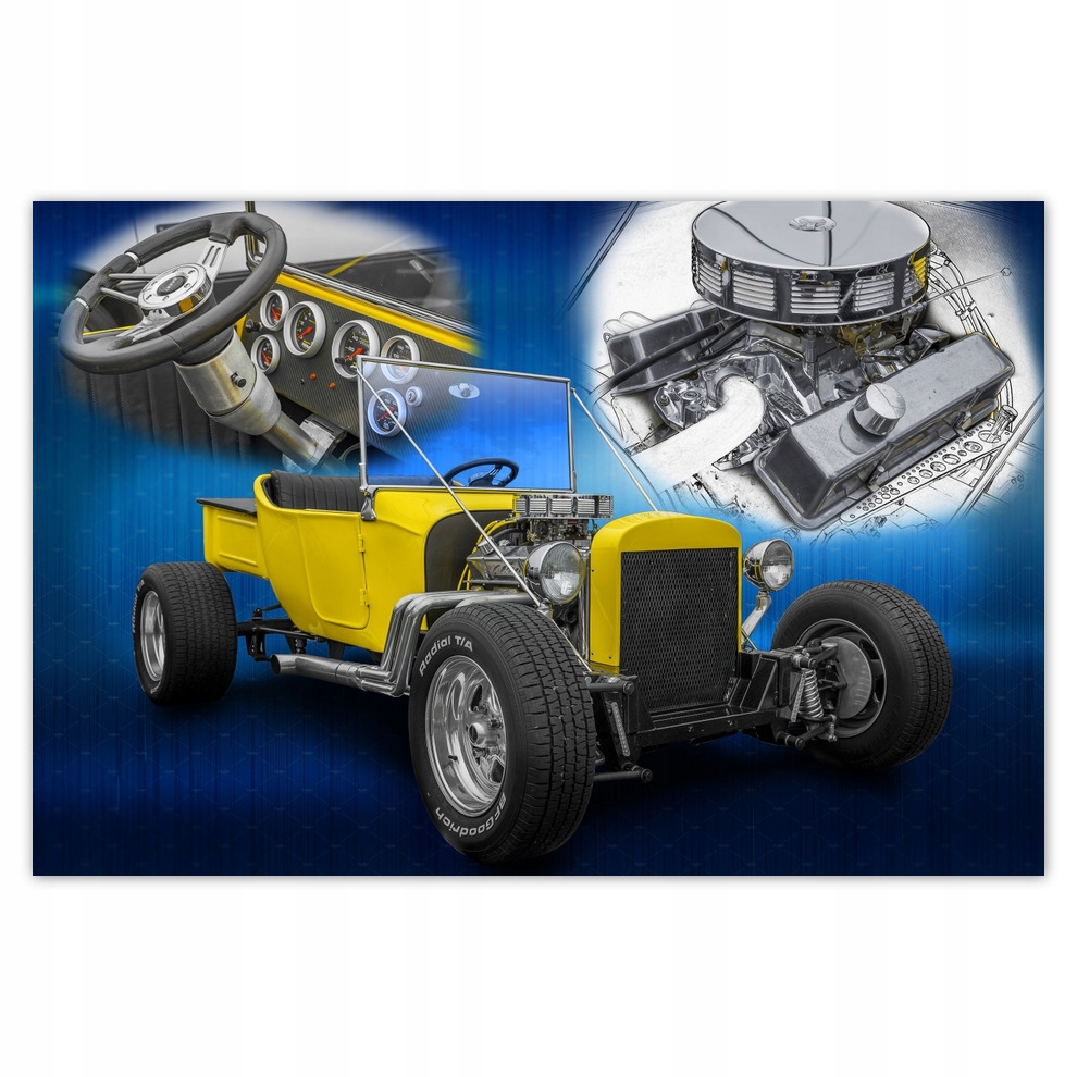 

Plakaty 93x62 Ford T Custom Hot Rod
