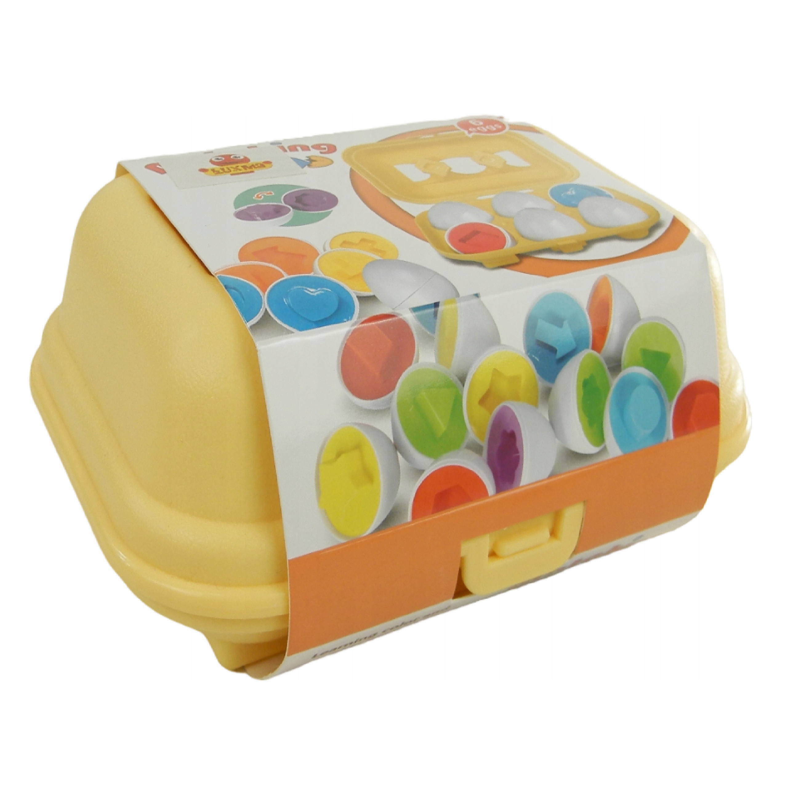 Układanka sorter jajka Montessori kolory DF24A Marka Luxma