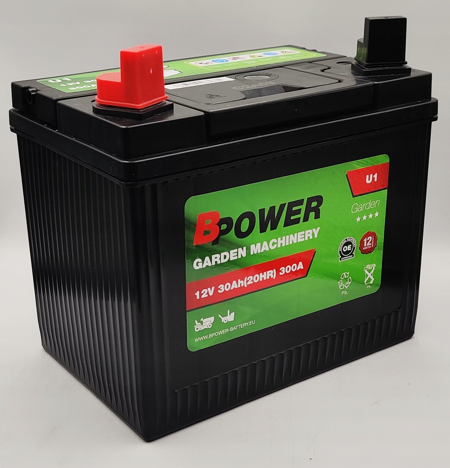 

Akumulator do kosiarki BPower U1 12V 30Ah 300A L+