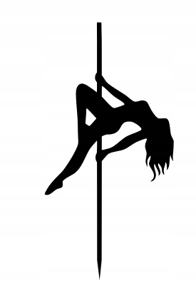 

Topper Na Tort Tancerka Pole Dance Figura Czarny