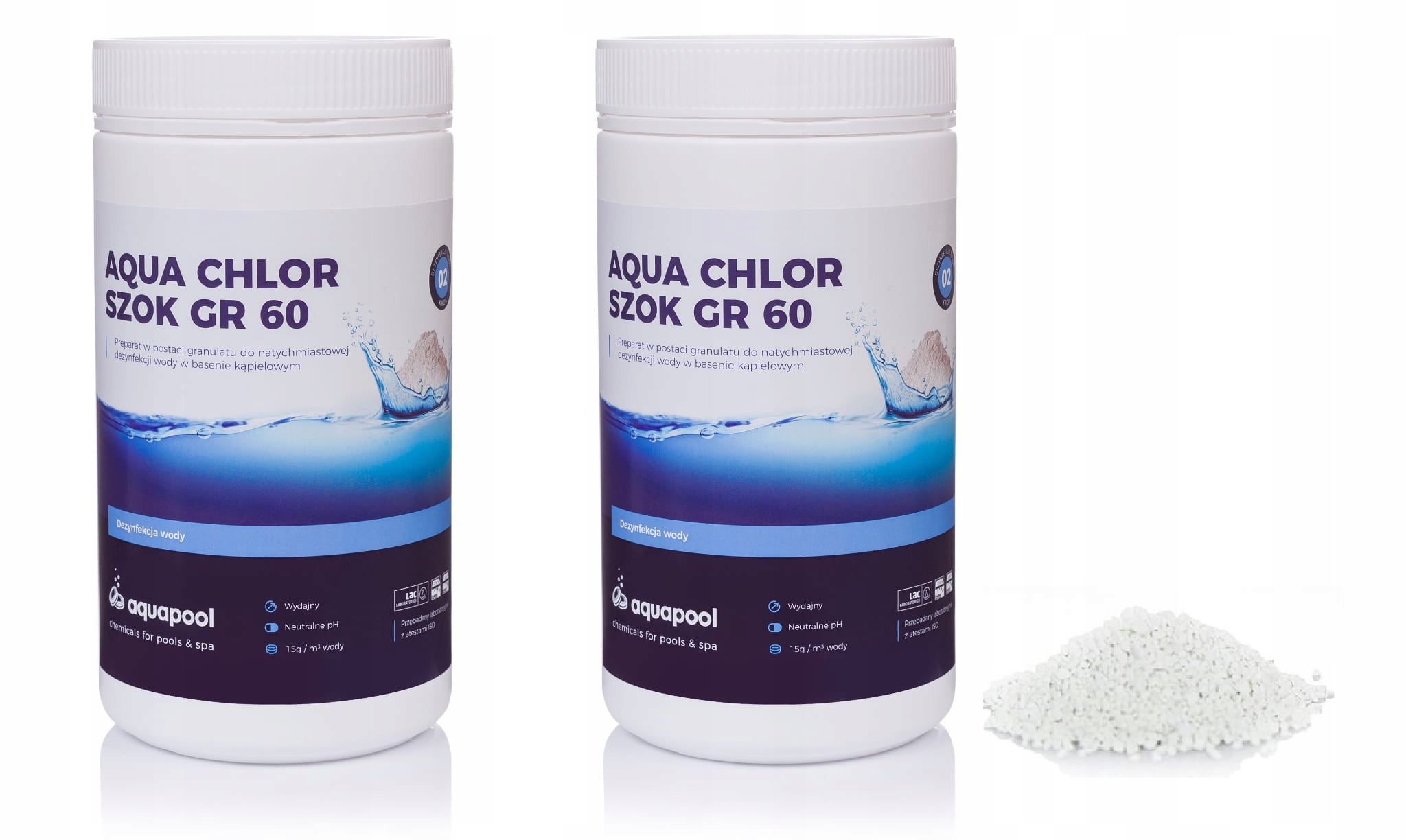 

Chlor Szok Do Basenu W Granulacie 2 x 1 kg