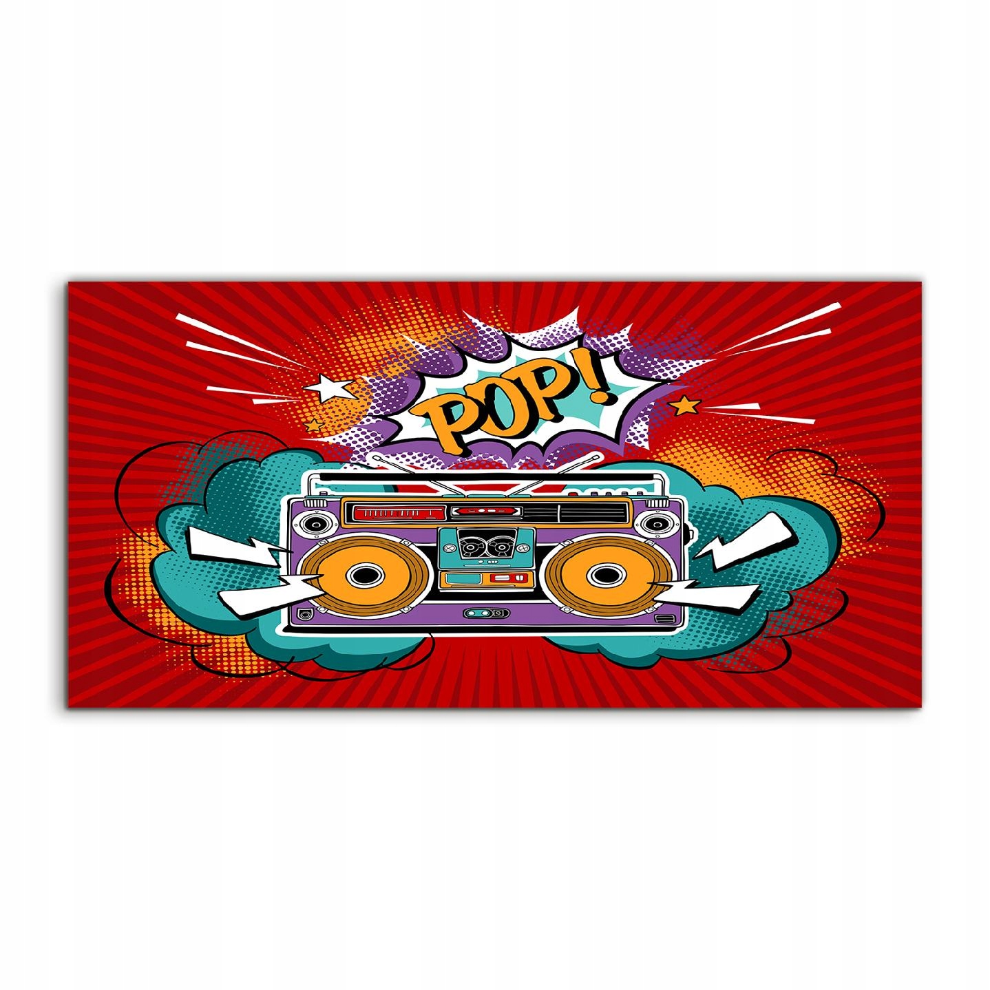 

Obraz akrylowy 140x70 ścienny Radio Boombox Muzyka