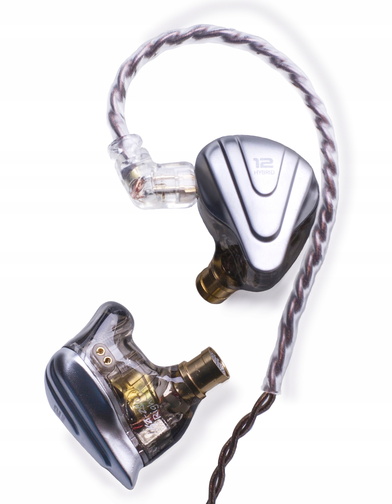 Słuchawki dokanałowe monitory Kz Zsx hybrydy 2DD 10BA armatura