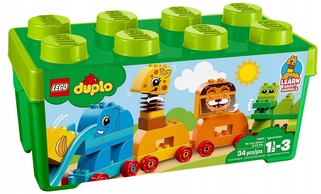 Lego Duplo 10863 Pociag Ze Zwierzatkami