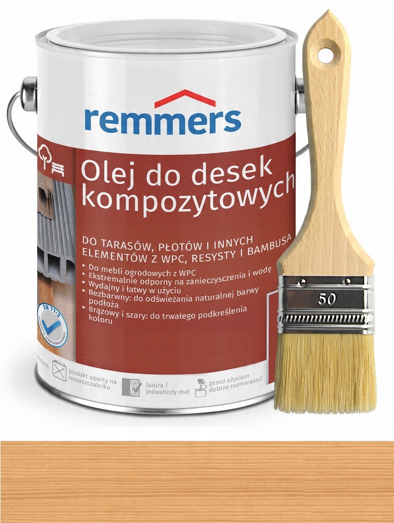 

Remmers Wpc Olej kompozytów,tarasu bezbarwny 2,5L