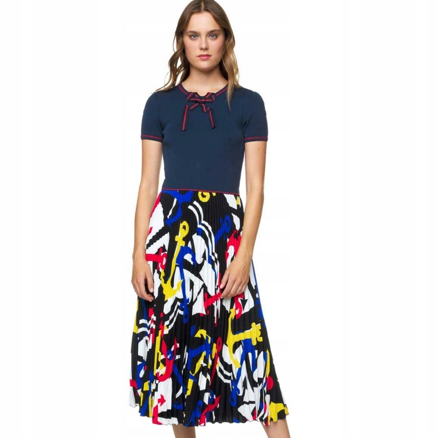 Šaty United Colors Of Benetton plisovaná midi vel.