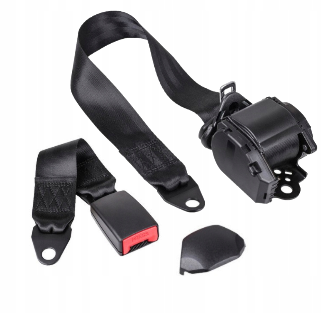 Bezpečnostní Pás S 3-BODOVÝM Zámkem A Sponou