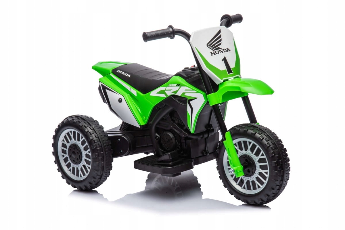 Motorek Cross Honda Crf 450R na akumulator dla dzieci Zielony
