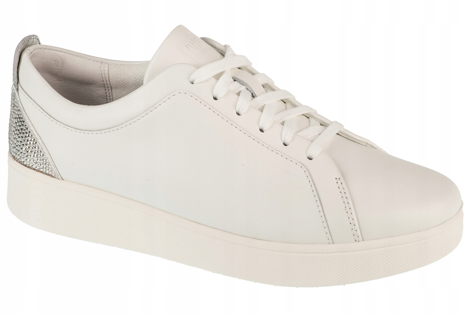 Fitflop Rally Crystal Tenisky [37] Dámské kožené tenisky bílé