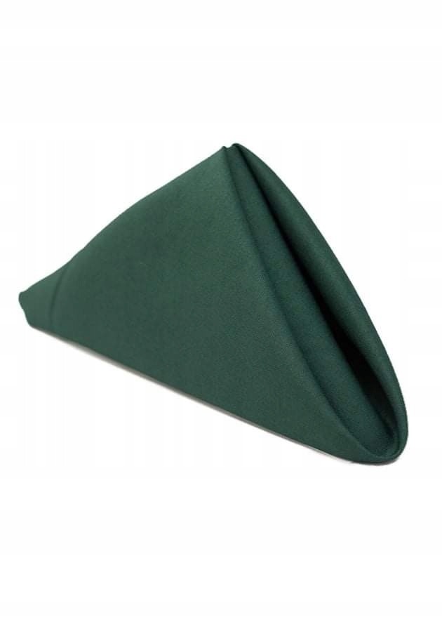 

Serwetki bawełniane butelkowa zieleń 45x45