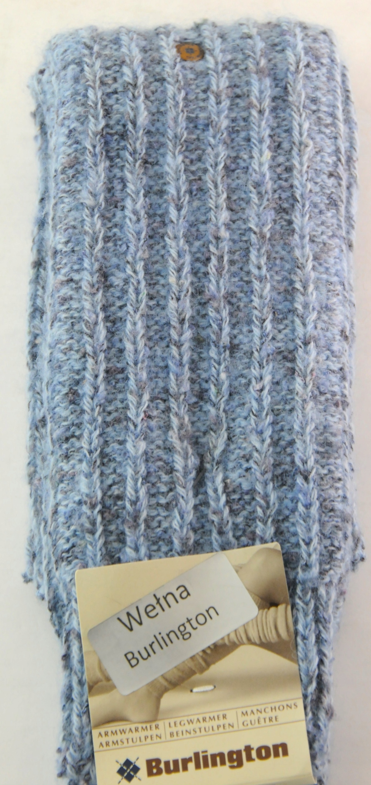 GETRY BURLINGTON WEŁNA BAWEŁ AKRYL GRUBE CIEPŁE NIEB -40% Model LEGWARMER
