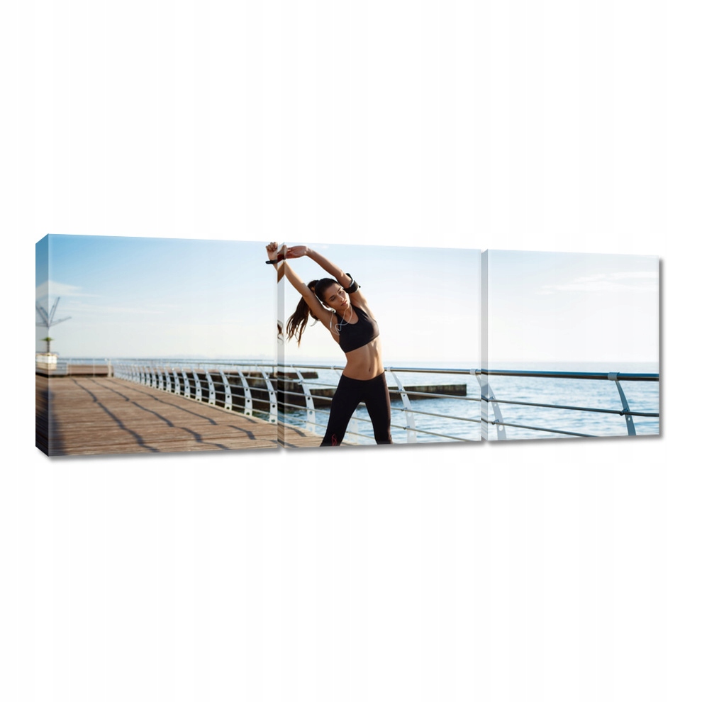 

Obraz 150x50 Nadmorskie wygibasy Yoga