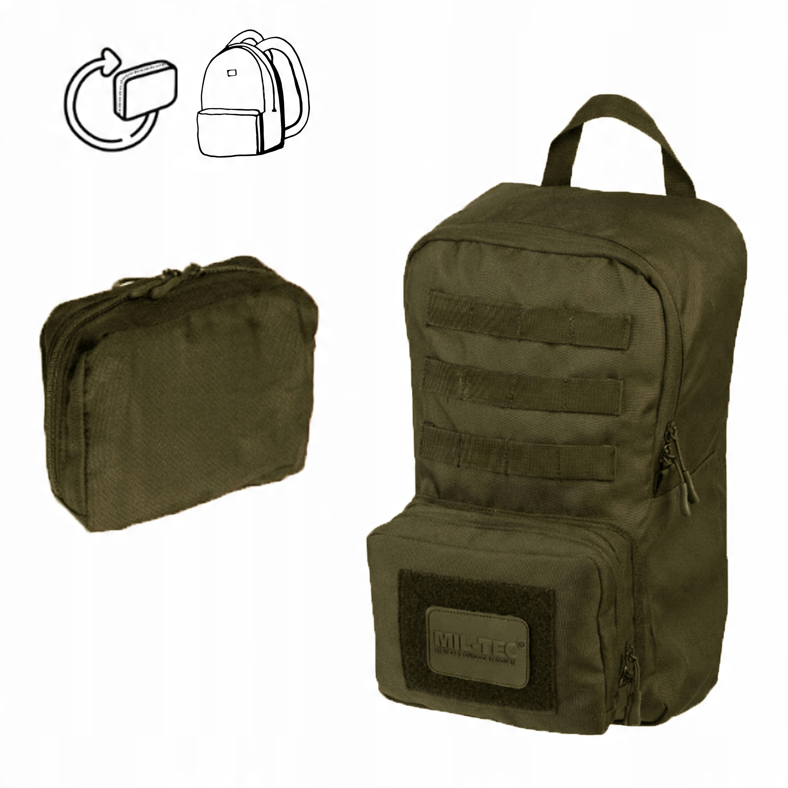 

Wojskowy Plecak USUltra Compact Assault 15L Olive