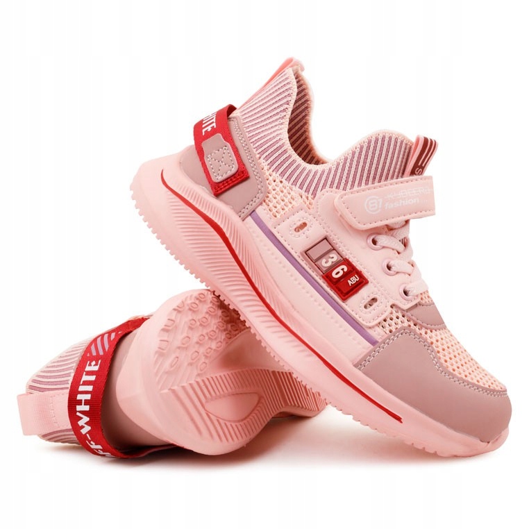

Buty sportowe dziecięce lekkie oddychające różowe