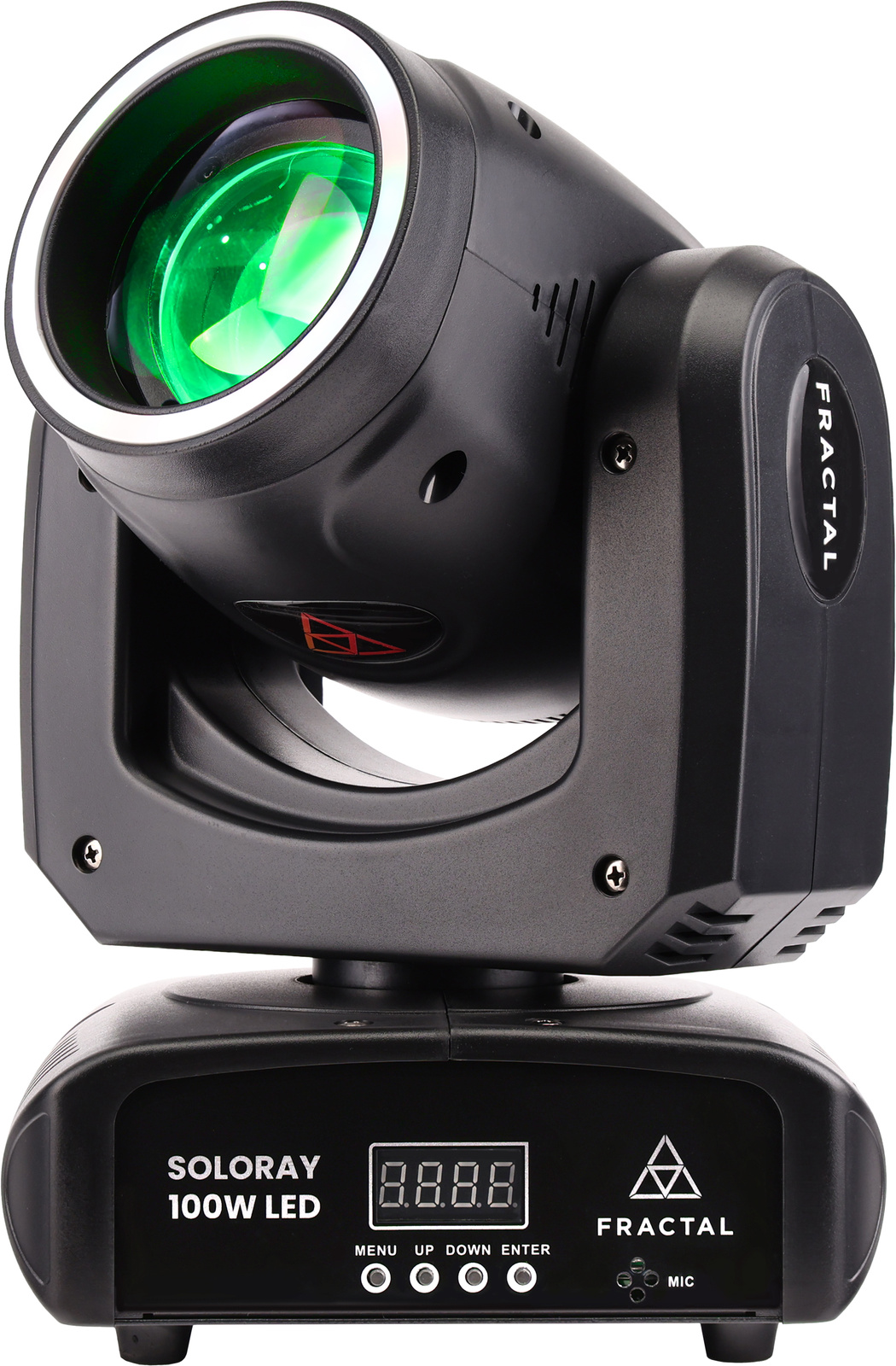 Pohyblivá Led hlava Fractal Lights Soloray 100W s Led krúžkom