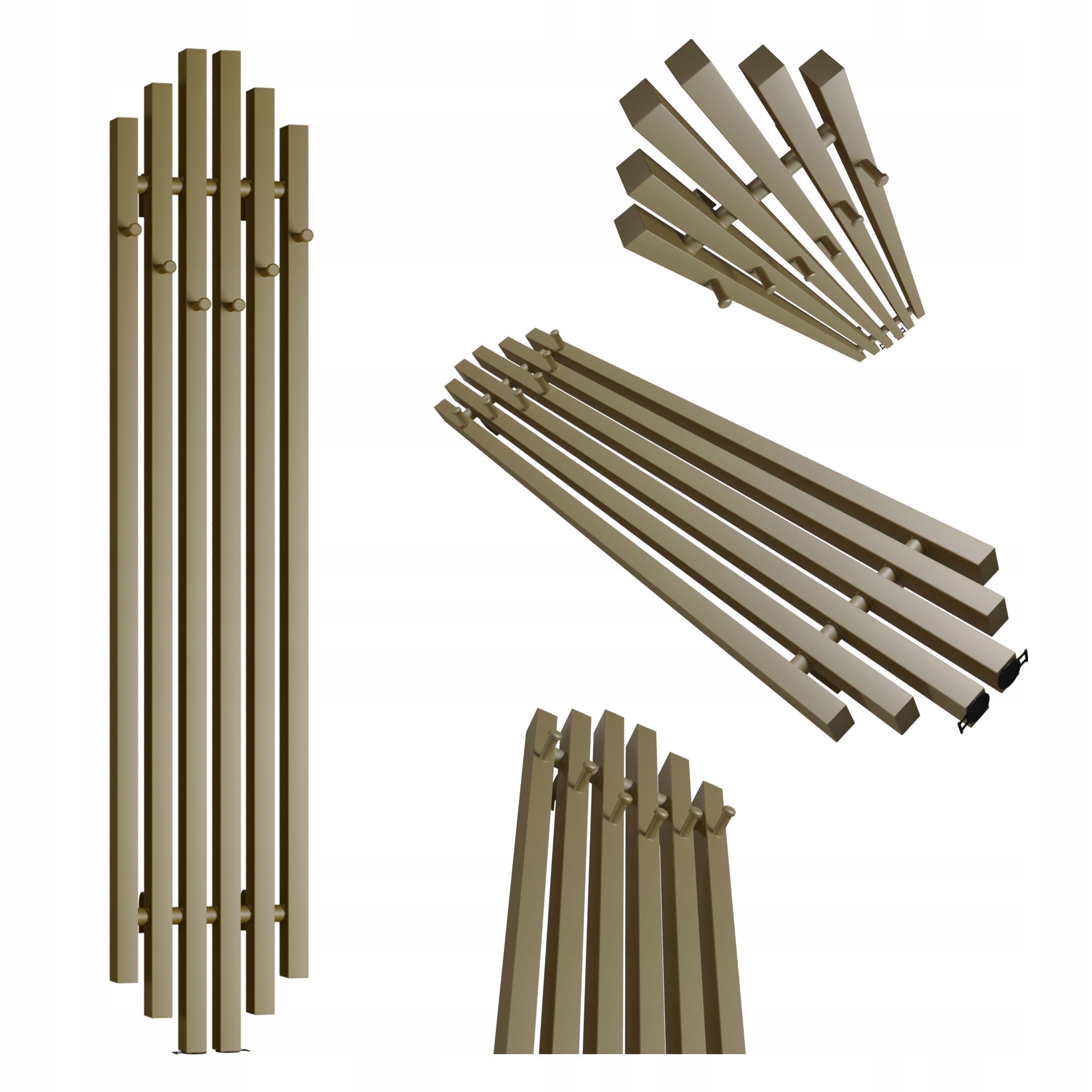 Dekorativní radiátor Bigben Hook 120x28 quartz 2