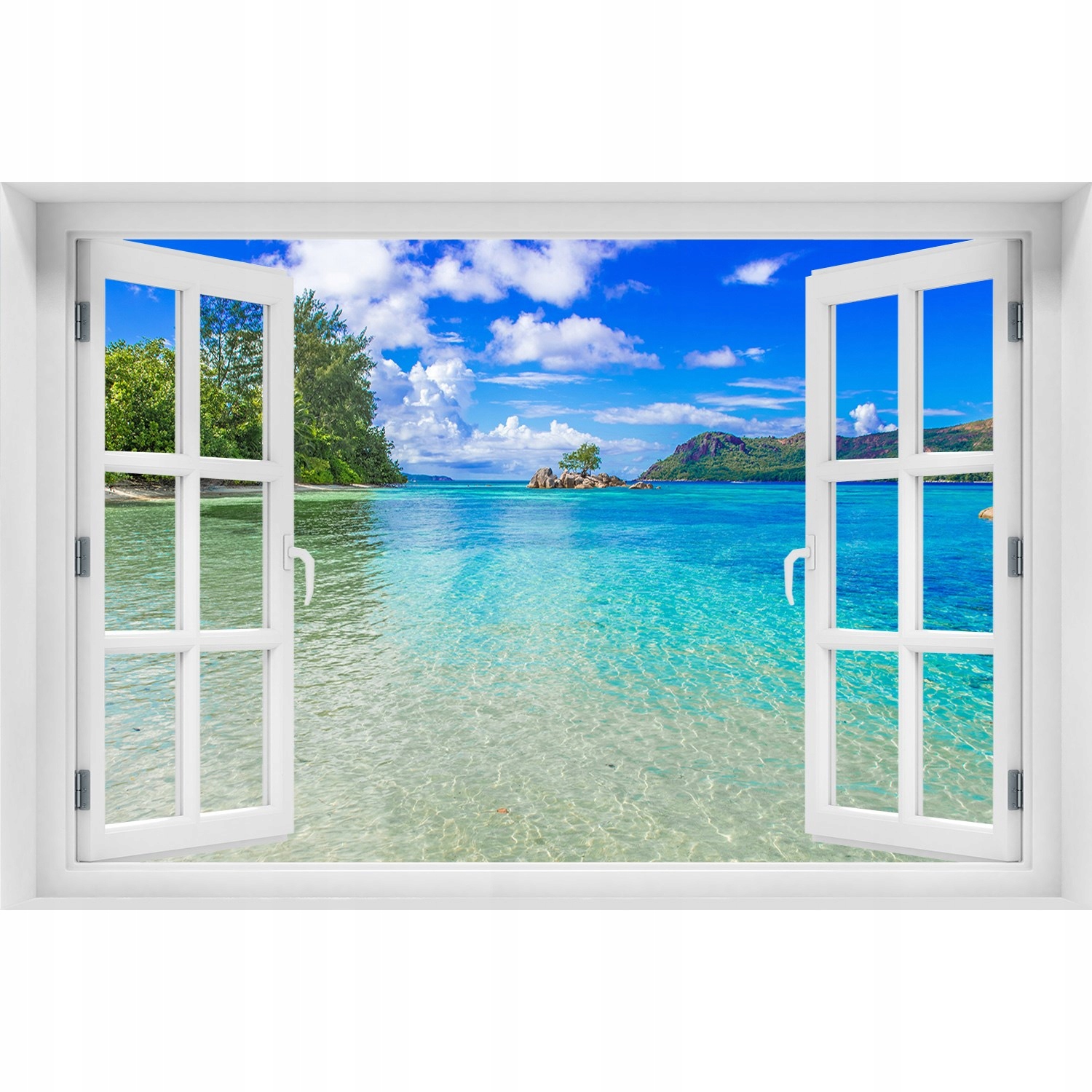 

Naklejka ścienna fototapeta Plaża Seszele 150x100