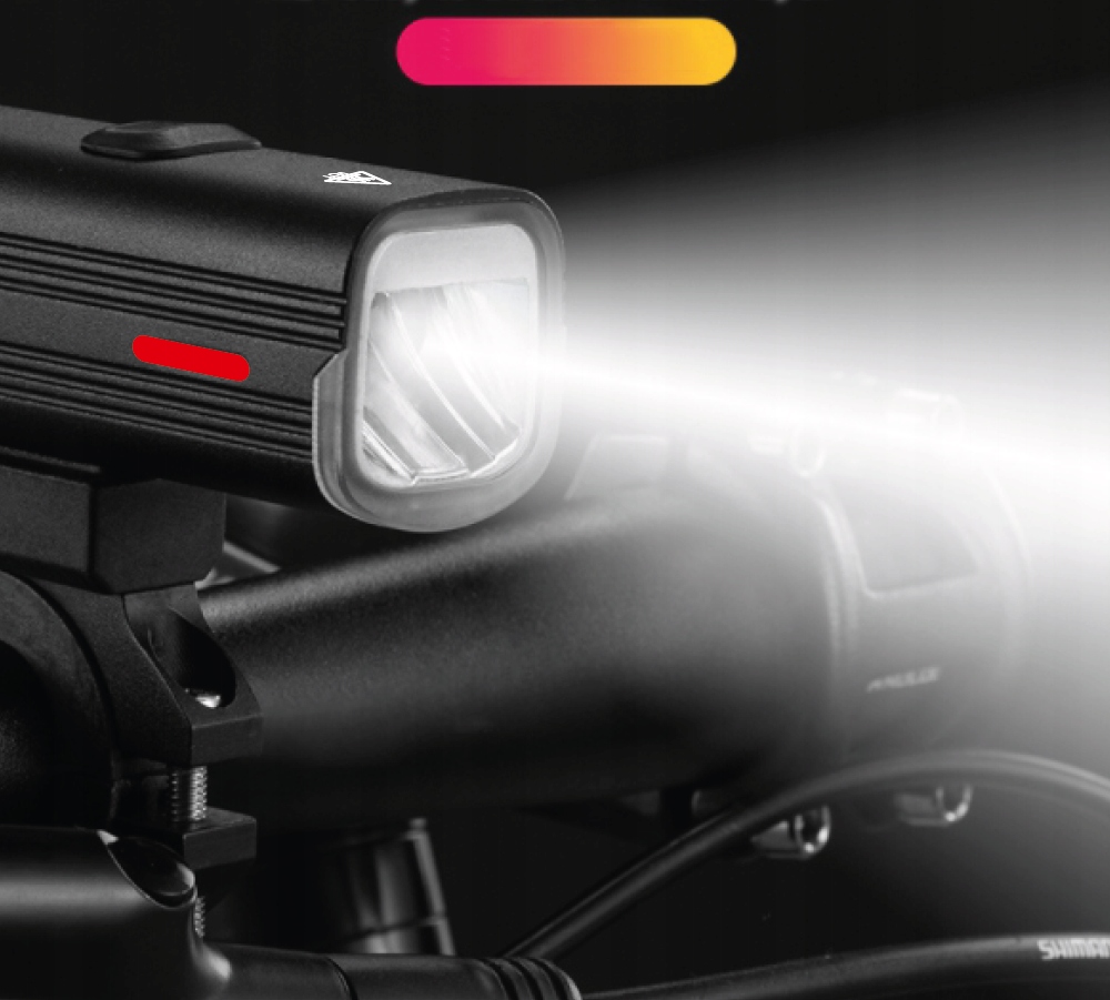 LAMPKA ROWEROWA OŚWIETLENIE ZESTAW SPECTER MAVERICK1000 lm = TYŁ 120lm Kod producenta MAVERICK