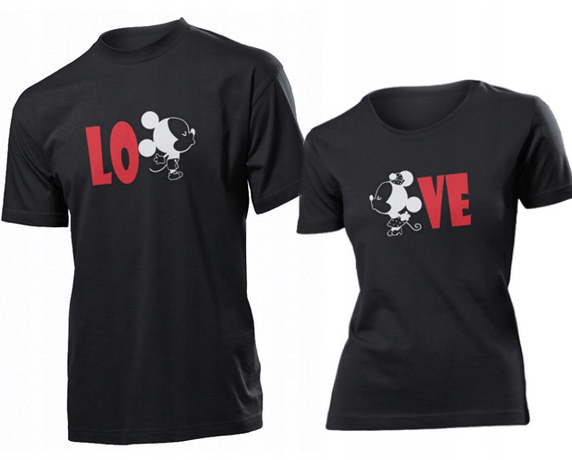 

Koszulki dla par Love Kiss Pocalunek Zakochani XL