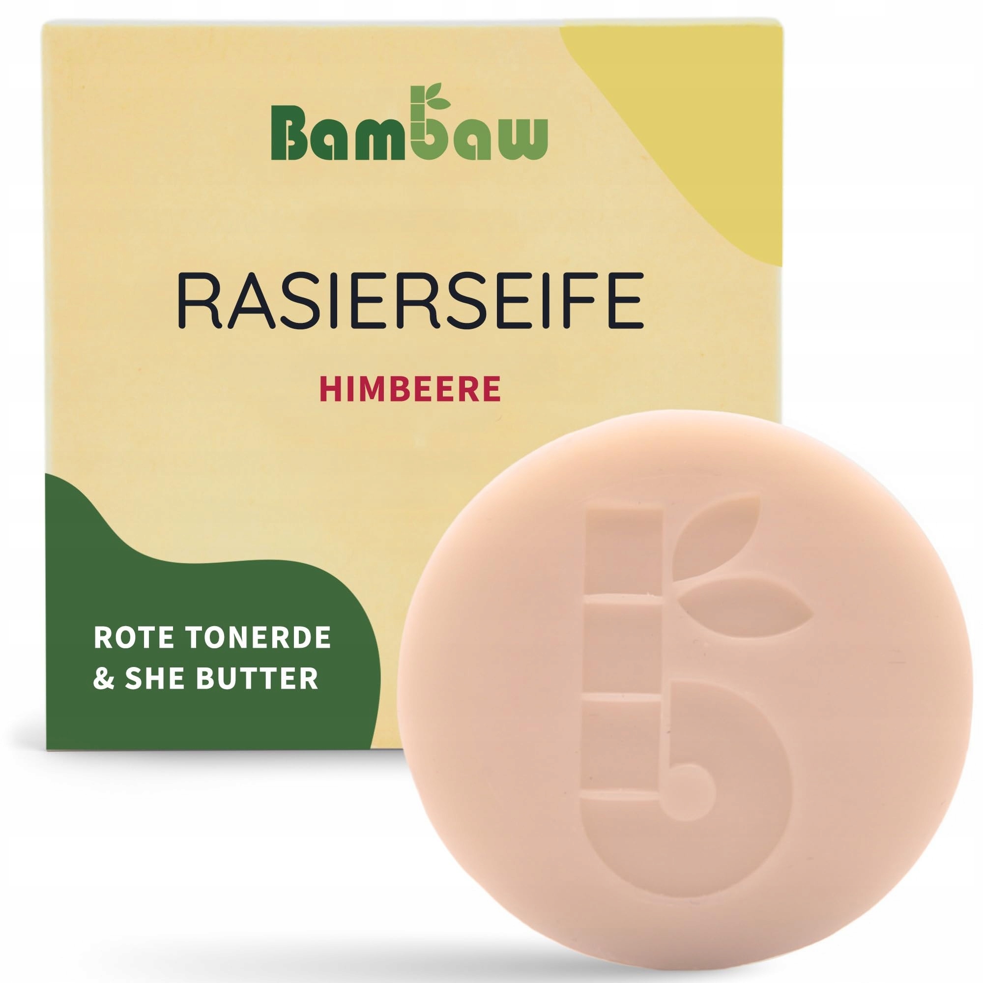 Mýdlo na holení pro ženy Bamba s bambuckým máslem a červeným tonerem 80 g